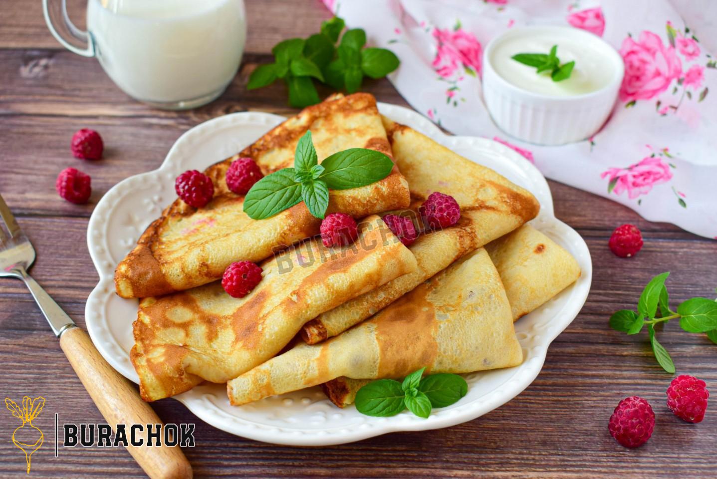 Млинці прості на 1 яйці