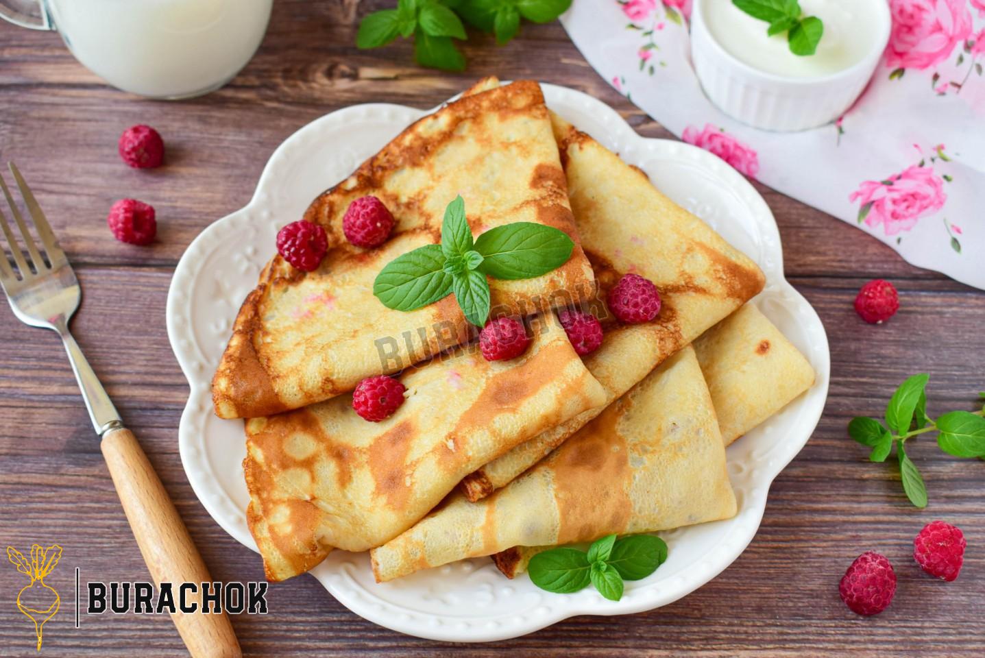 Млинці прості на 1 яйці