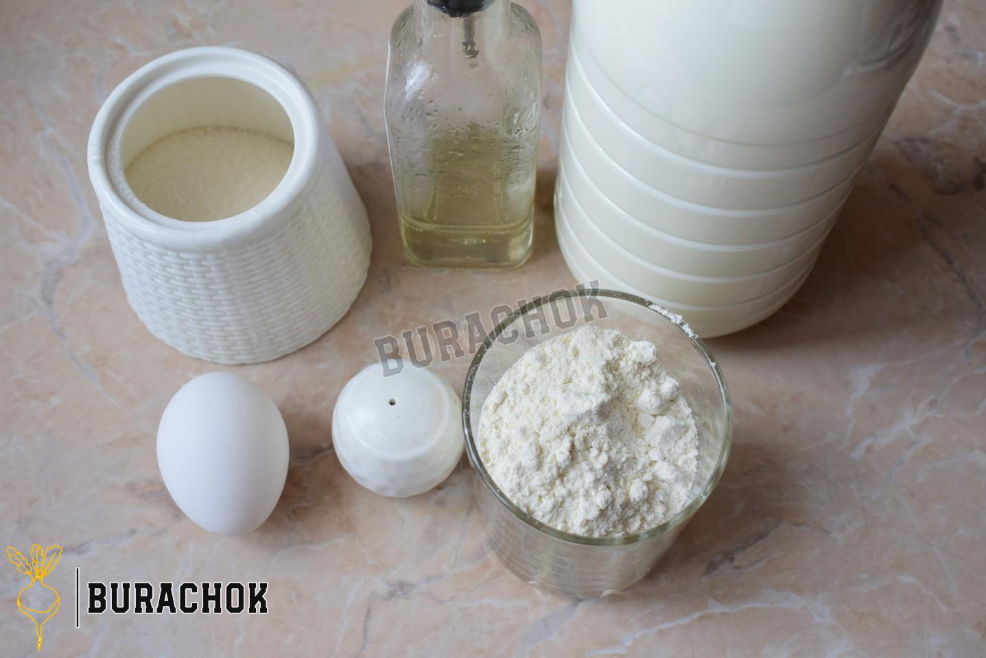 Млинці прості на 1 яйці