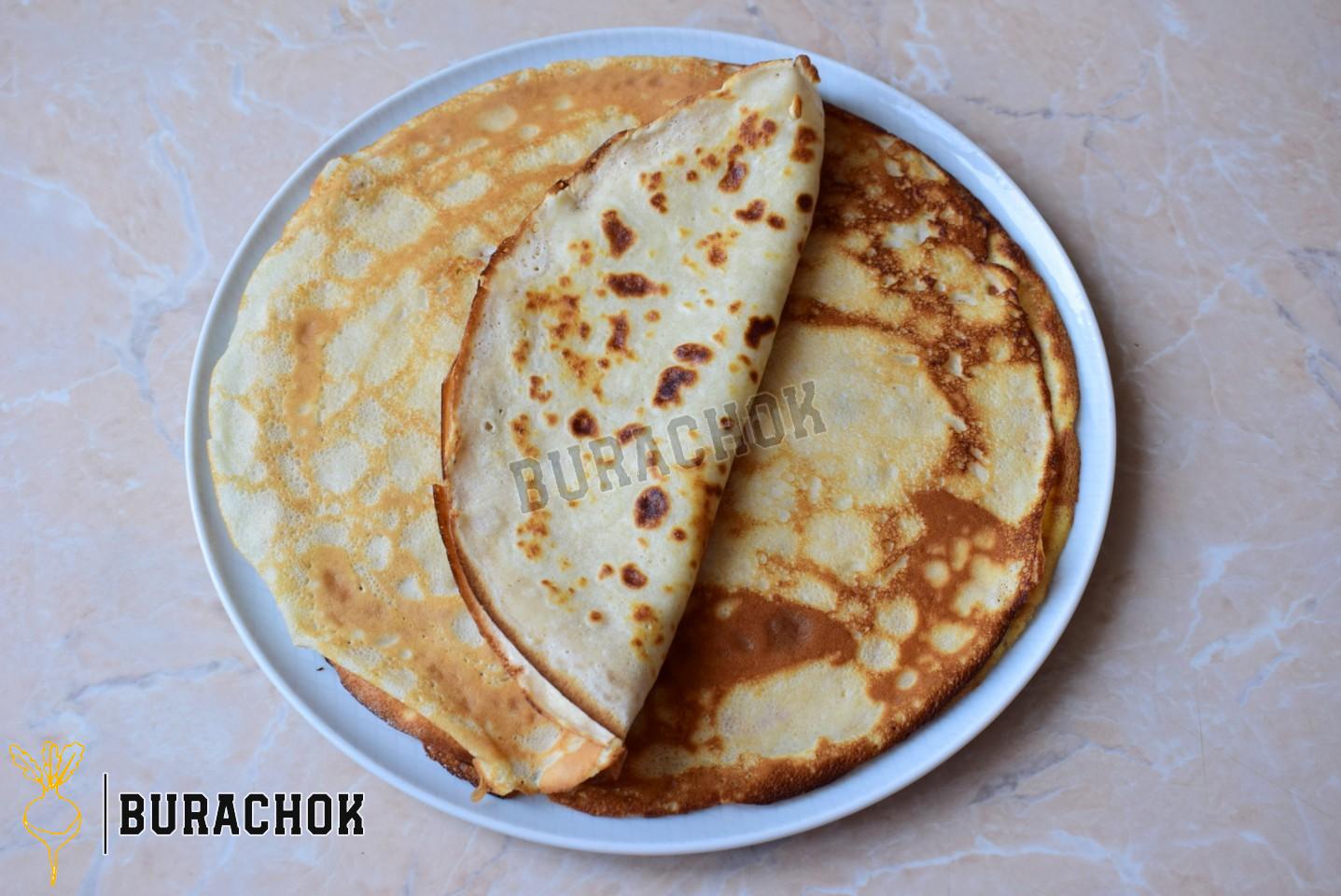 Млинці прості на 1 яйці