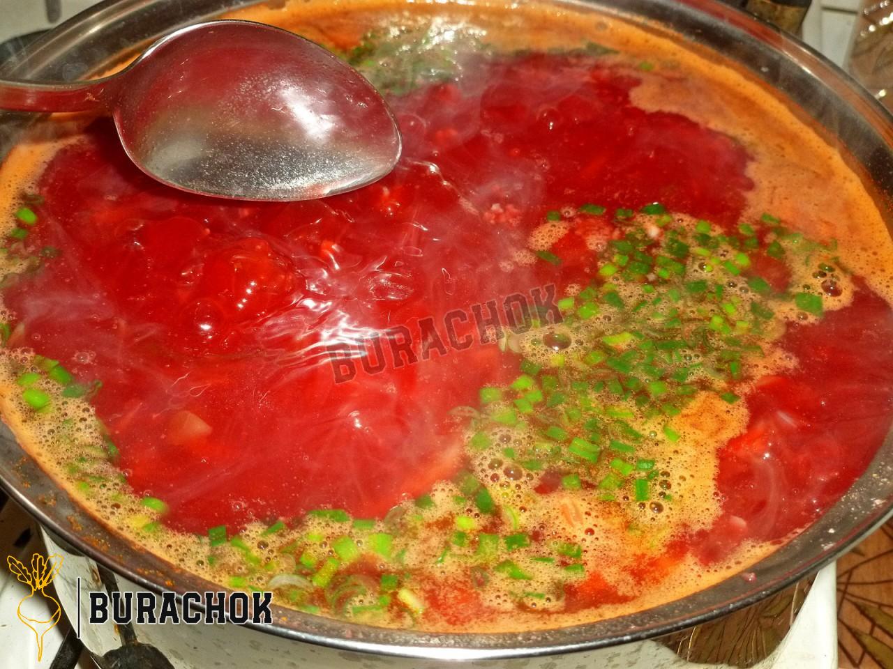 Борщ з консервованою квасолею