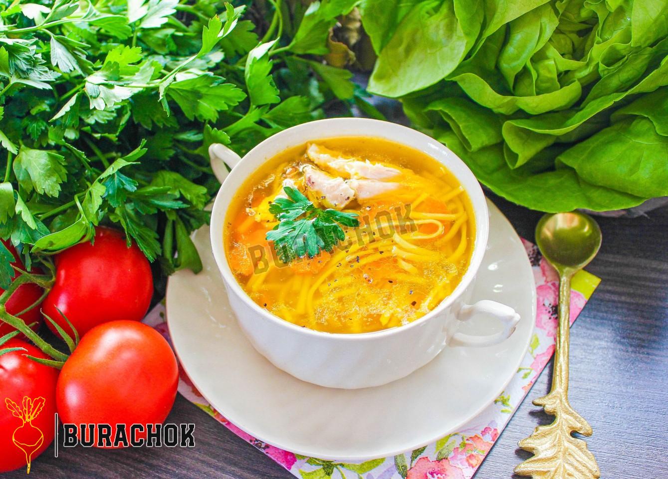 Курячий бульйон з локшиною