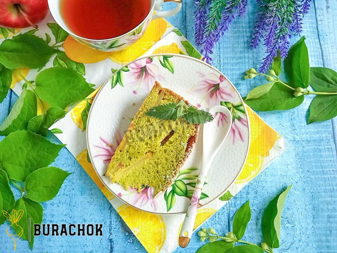 Шарлотка з м'ятою